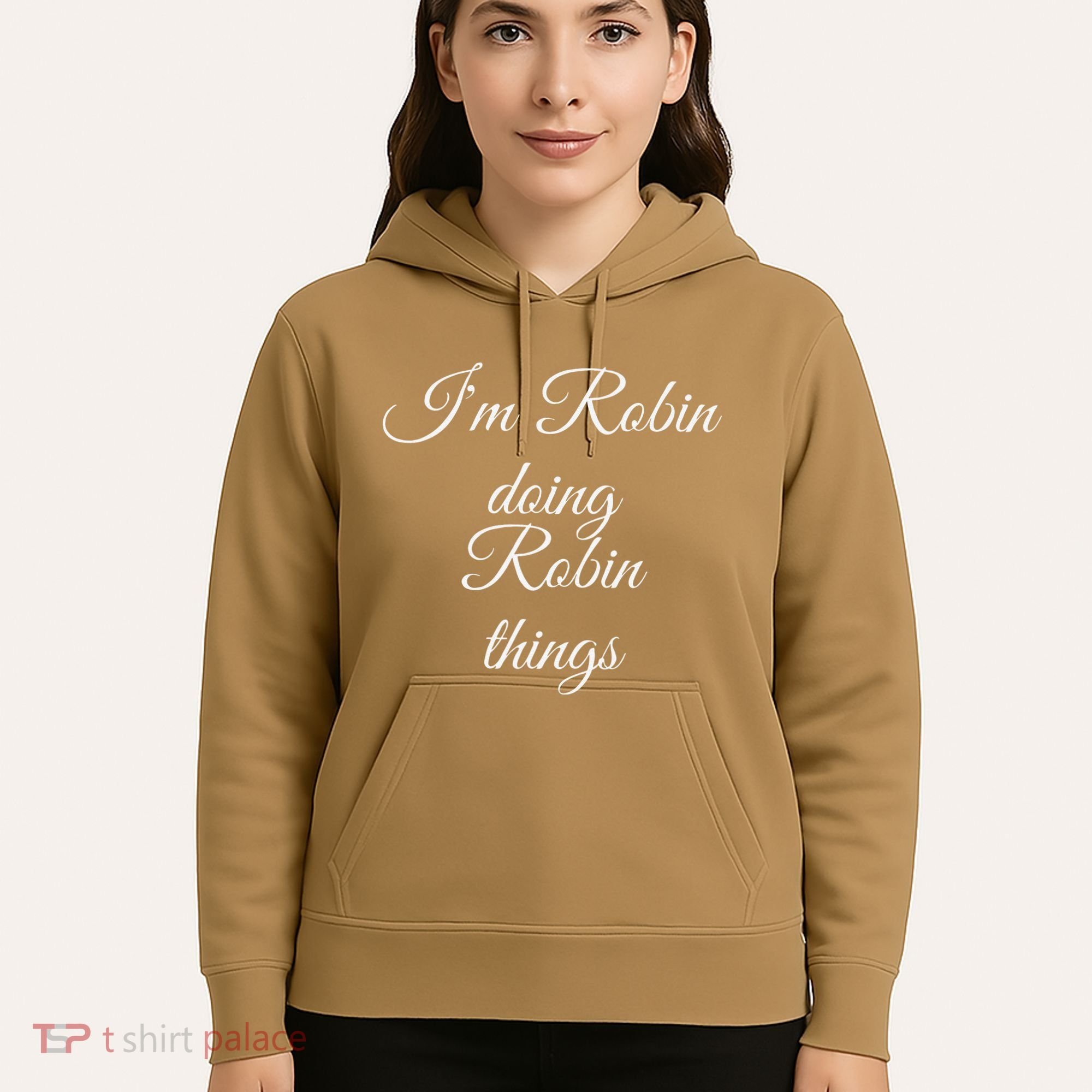 I'M ROBIN DOING ROBIN THINGS Funny Birthday Name Gift Idea Hoodie