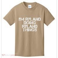 I'M RYLAND DOING RYLAND THINGS Name Funny Birthday Gift Idea Kids T-Shirt thumb 0