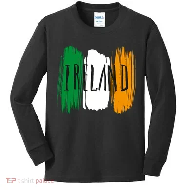 Ireland Kids Long Sleeve Shirt