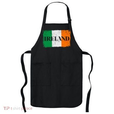 Ireland Grunge Flag Apron