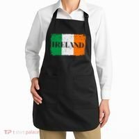 Ireland Grunge Flag Apron thumb 2