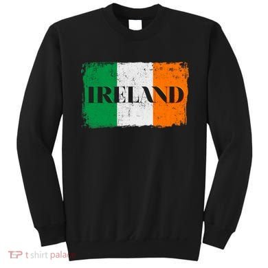 Ireland Grunge Flag Sweatshirt
