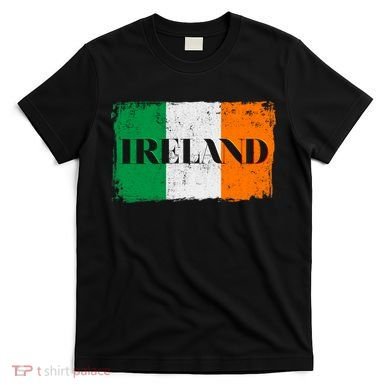 Ireland Grunge Flag T-Shirt