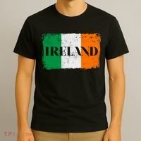 Ireland Grunge Flag T-Shirt thumb 3