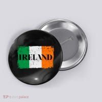 Ireland Grunge Flag Button thumb 0