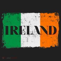 Ireland Grunge Flag Beanie thumb 2