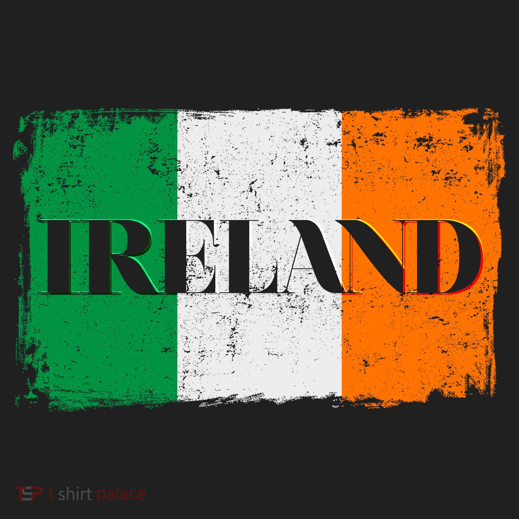 Ireland Grunge Flag Tumbler