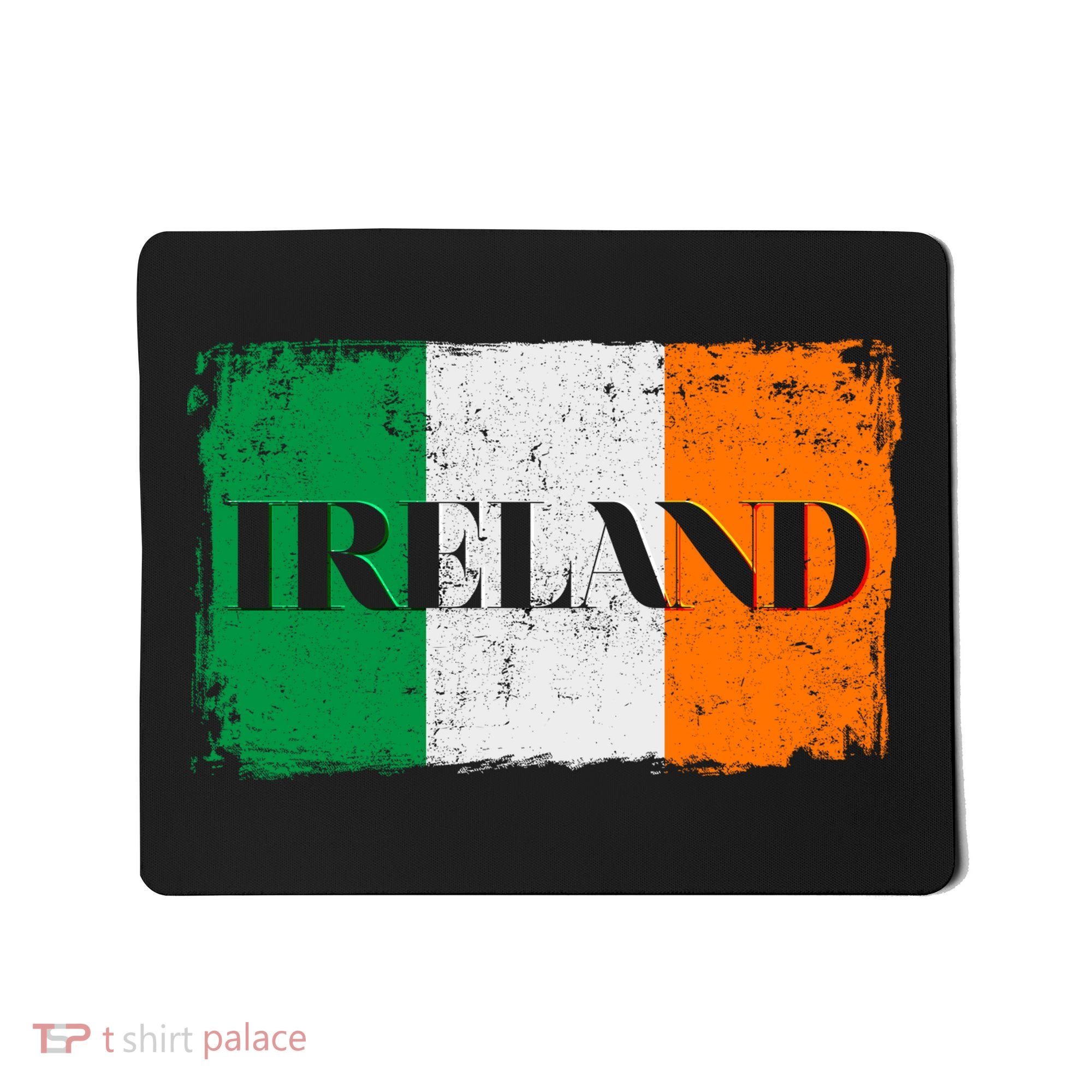 Ireland Grunge Flag Mousepad