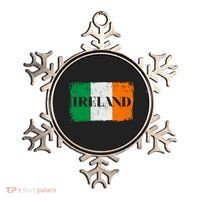 Ireland Grunge Flag Ornament thumb 0