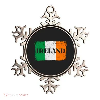 Ireland Grunge Flag Ornament