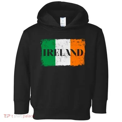 Ireland Grunge Flag Toddler Hoodie