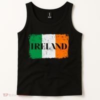 Ireland Grunge Flag Tank Top thumb 2
