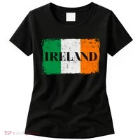 Ireland Grunge Flag Women's T-Shirt thumb 0