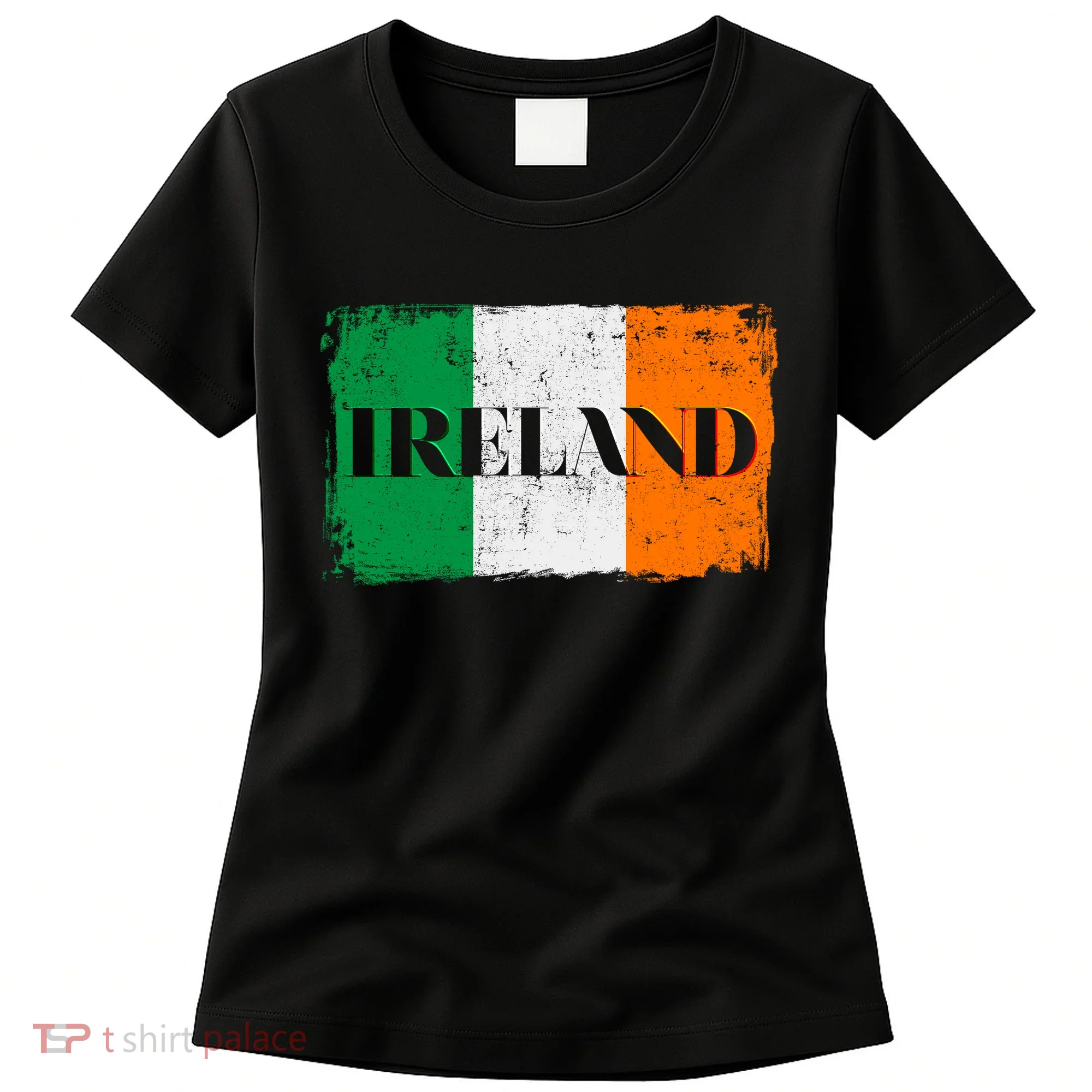 Ireland Grunge Flag Women's T-Shirt