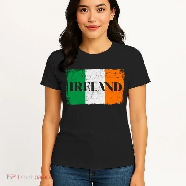 Ireland Grunge Flag Women's T-Shirt
