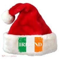 Ireland Grunge Flag Santa Hat thumb 0