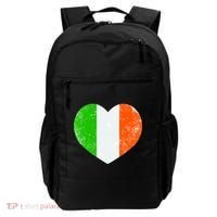 Ireland heart retro flag - St Patricks Day Backpack thumb 0