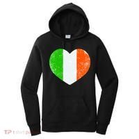 Ireland heart retro flag - St Patricks Day Women's Hoodie thumb 0