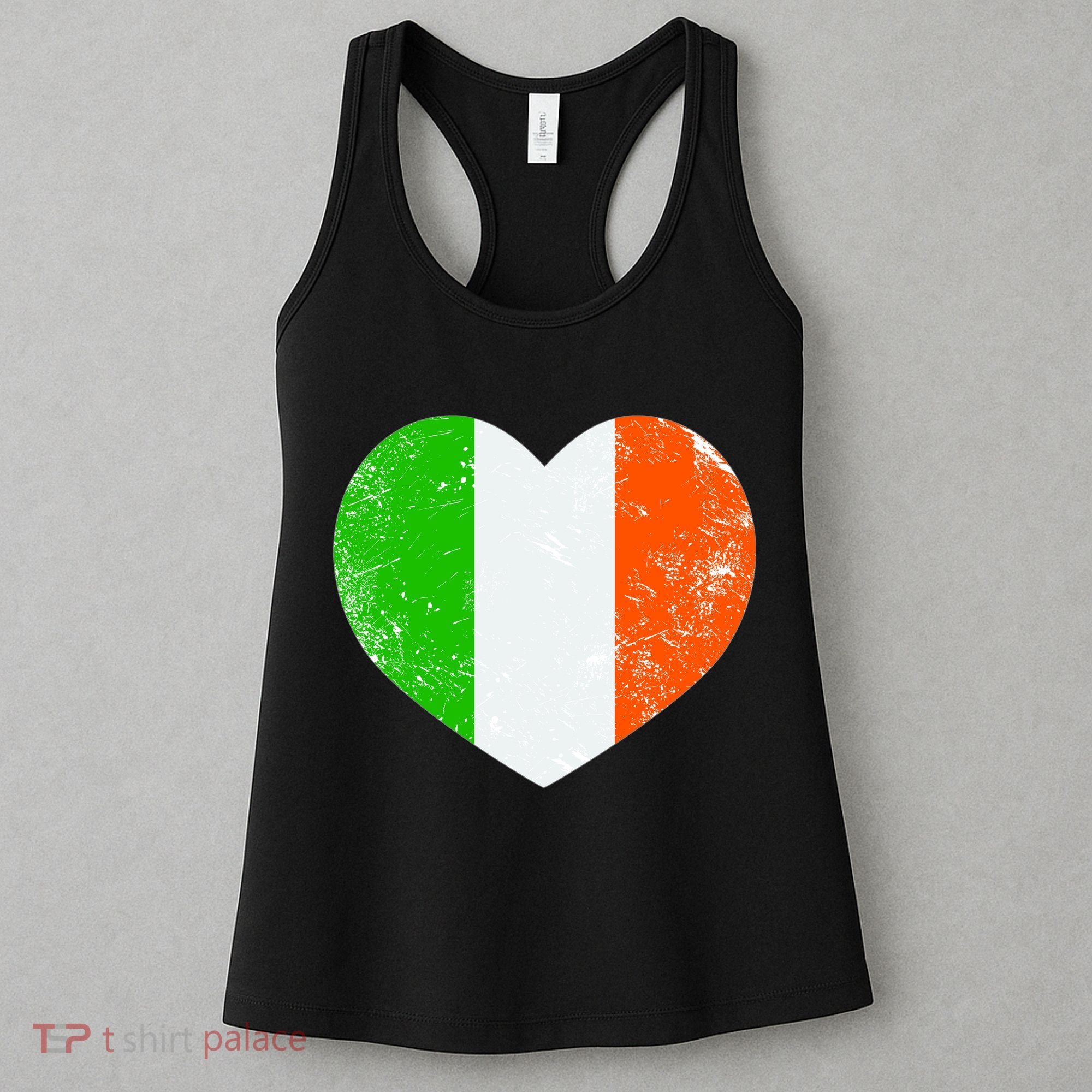 Ireland heart retro flag - St Patricks Day Women's Tank Top