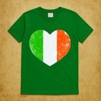 Ireland heart retro flag - St Patricks Day T-Shirt thumb 5