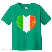 Ireland heart retro flag - St Patricks Day Toddler T-Shirt thumb 0