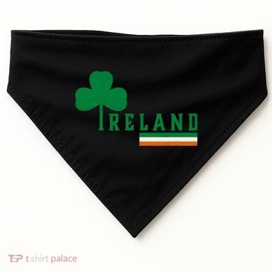 Ireland Irish Clover USA-Made Doggie Bandana
