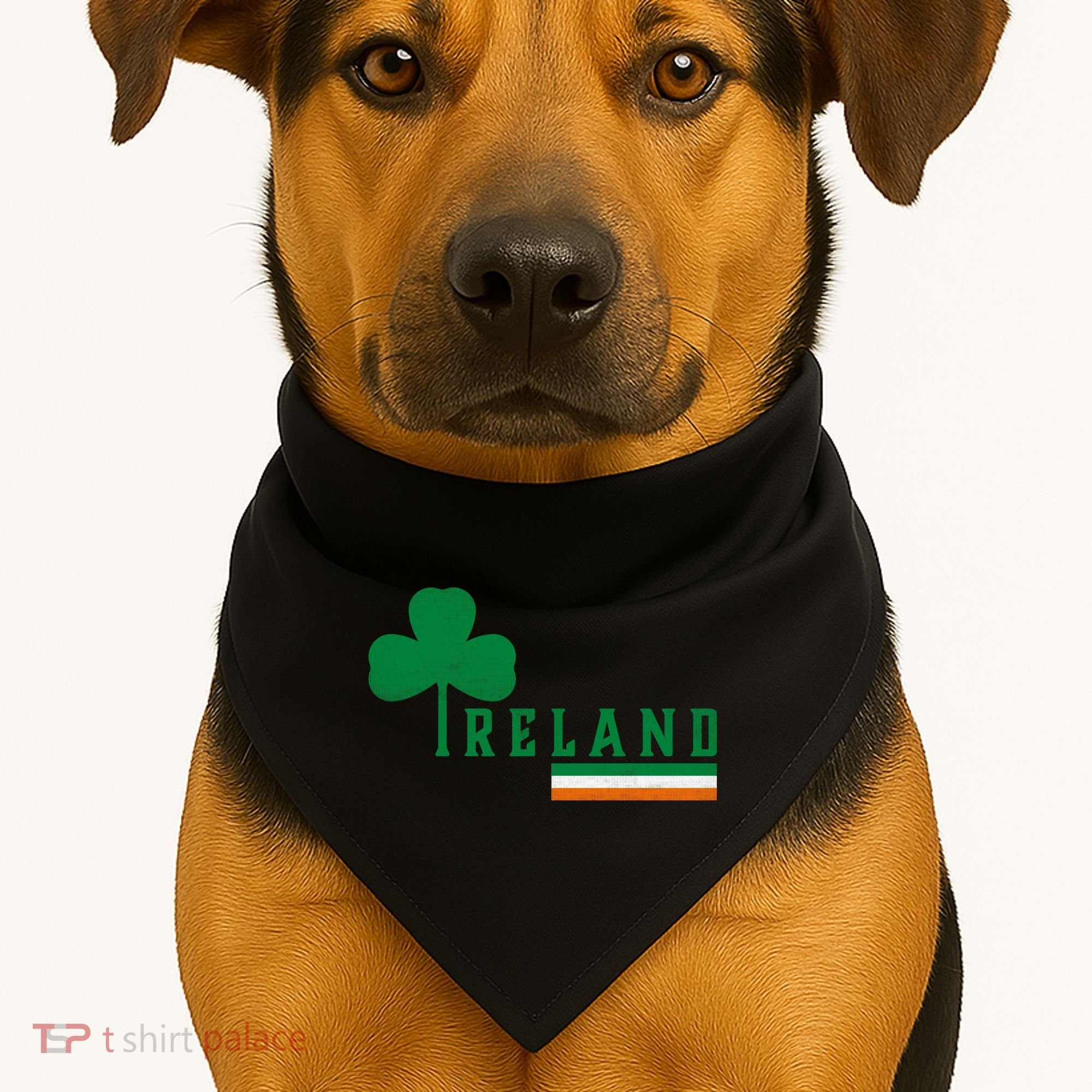 Ireland Irish Clover USA-Made Doggie Bandana