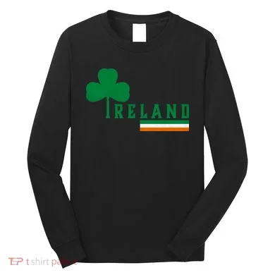 Ireland Irish Clover Long Sleeve Shirt