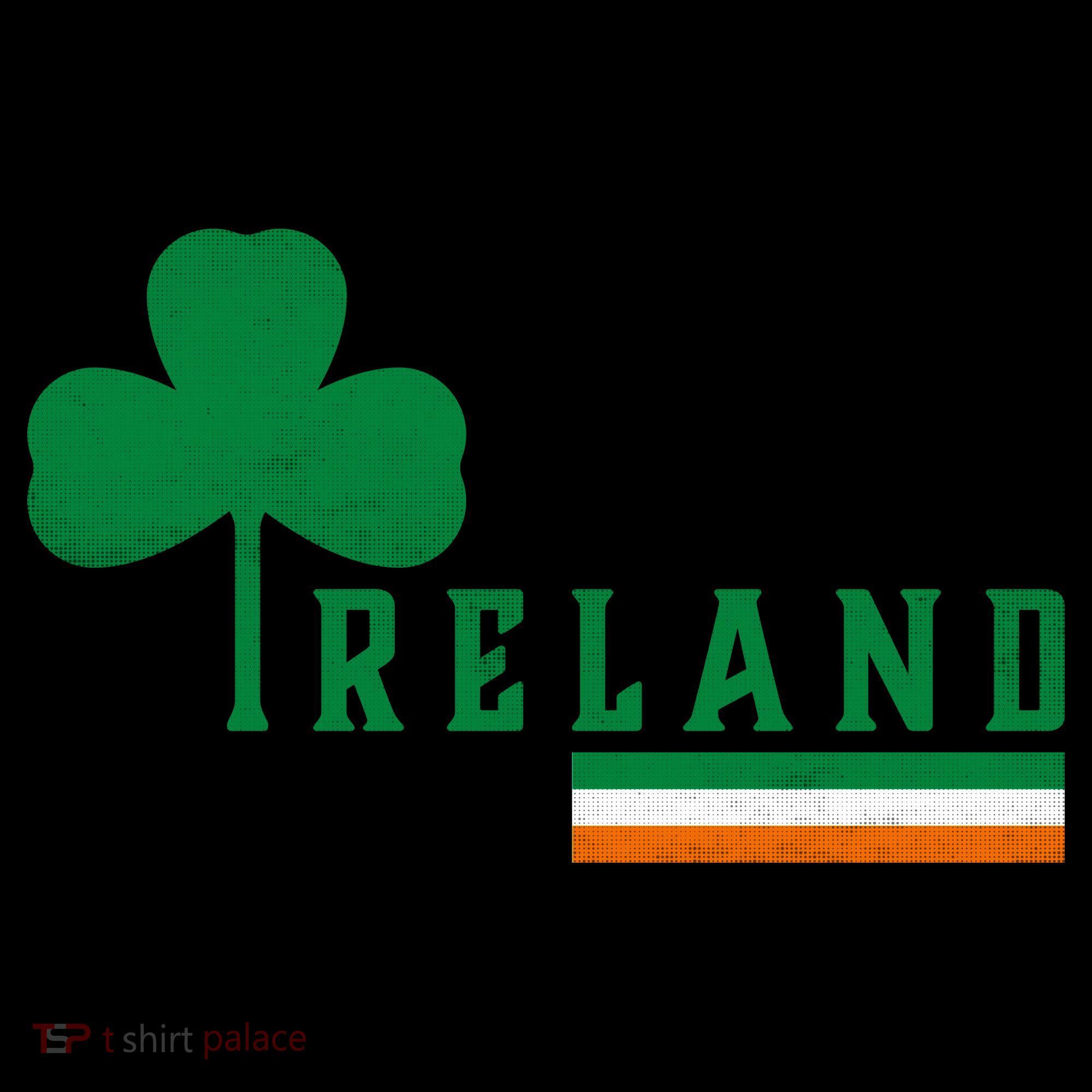 Ireland Irish Clover Button