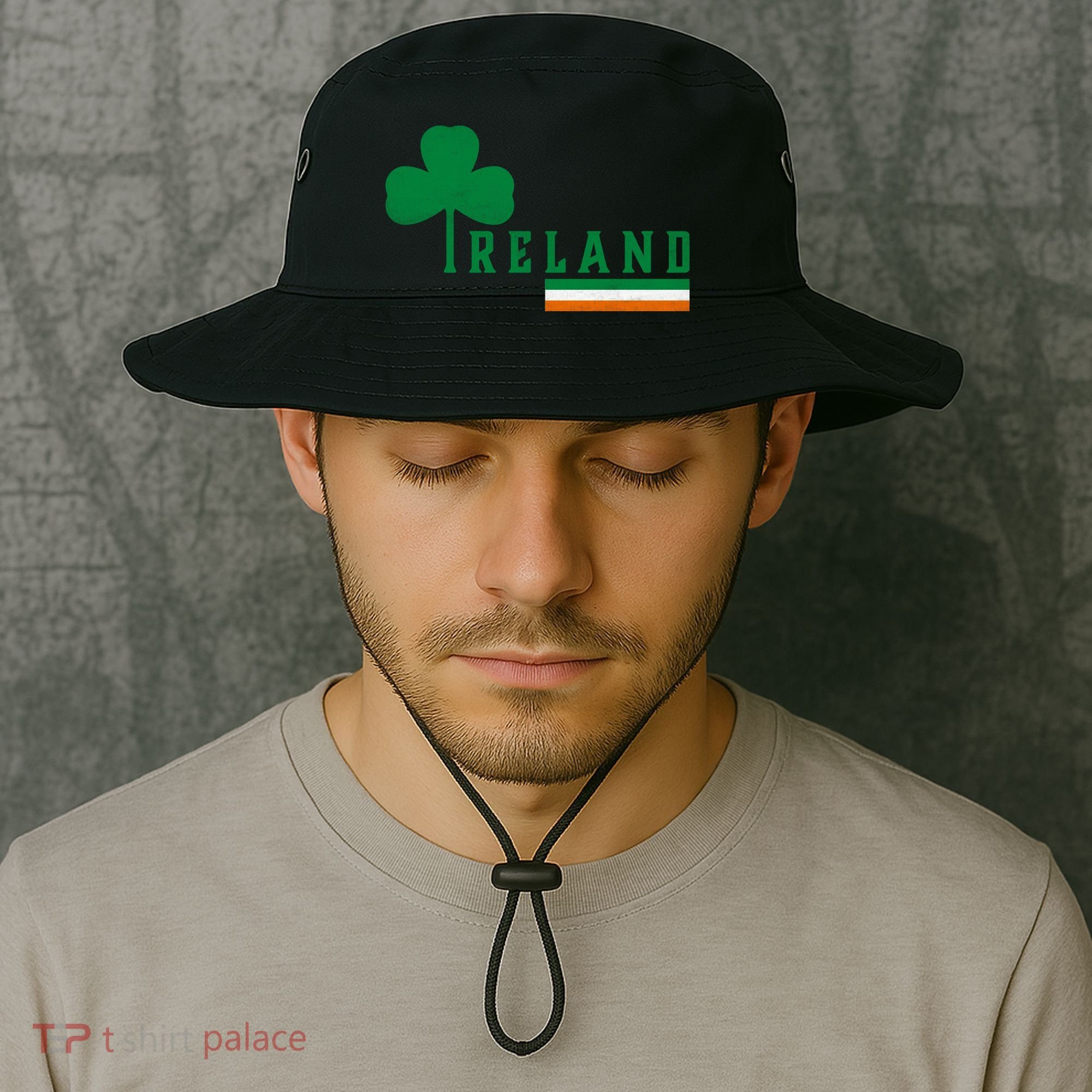 Ireland Irish Clover Bucket Hat