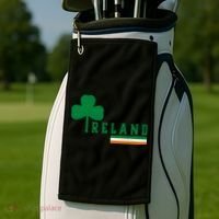 Ireland Irish Clover Golf Towel thumb 2