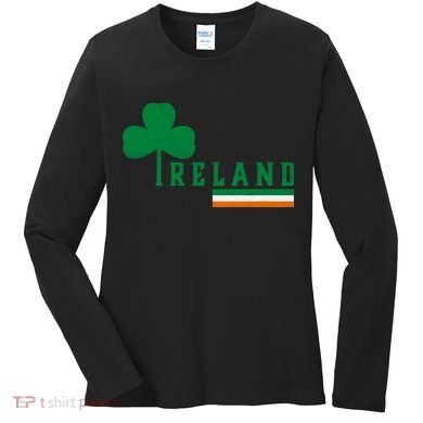 Ireland Irish Clover Women's Long Sleeve Shirt