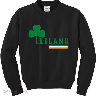 Ireland Irish Clover Kids Sweatshirt