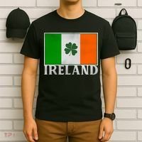 Ireland Shamrock Vintage Flag T-Shirt thumb 6