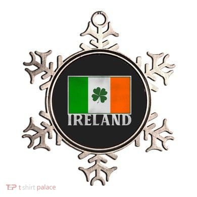Ireland Shamrock Vintage Flag Ornament