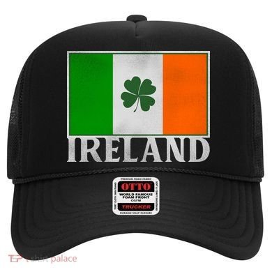 Ireland Shamrock Vintage Flag Hat