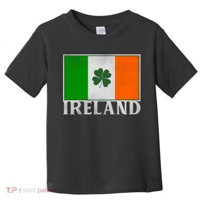 Ireland Shamrock Vintage Flag Toddler T-Shirt