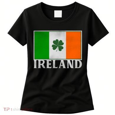 Ireland Shamrock Vintage Flag Women's T-Shirt