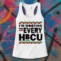 I'm Rooting For Every HBCU Black History Month African Pride Women's Tank Top thumb 3