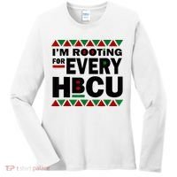 I'm Rooting For Every HBCU Black History Month African Pride Women's Long Sleeve Shirt thumb 0