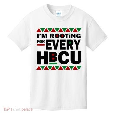 I'm Rooting For Every HBCU Black History Month African Pride Kids T-Shirt