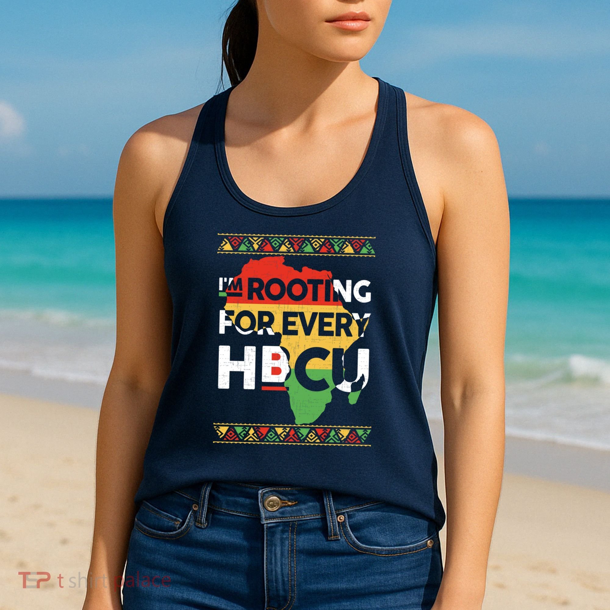 I'm Rooting For Every HBCU Graduation Costume Girl Women's Tank Top