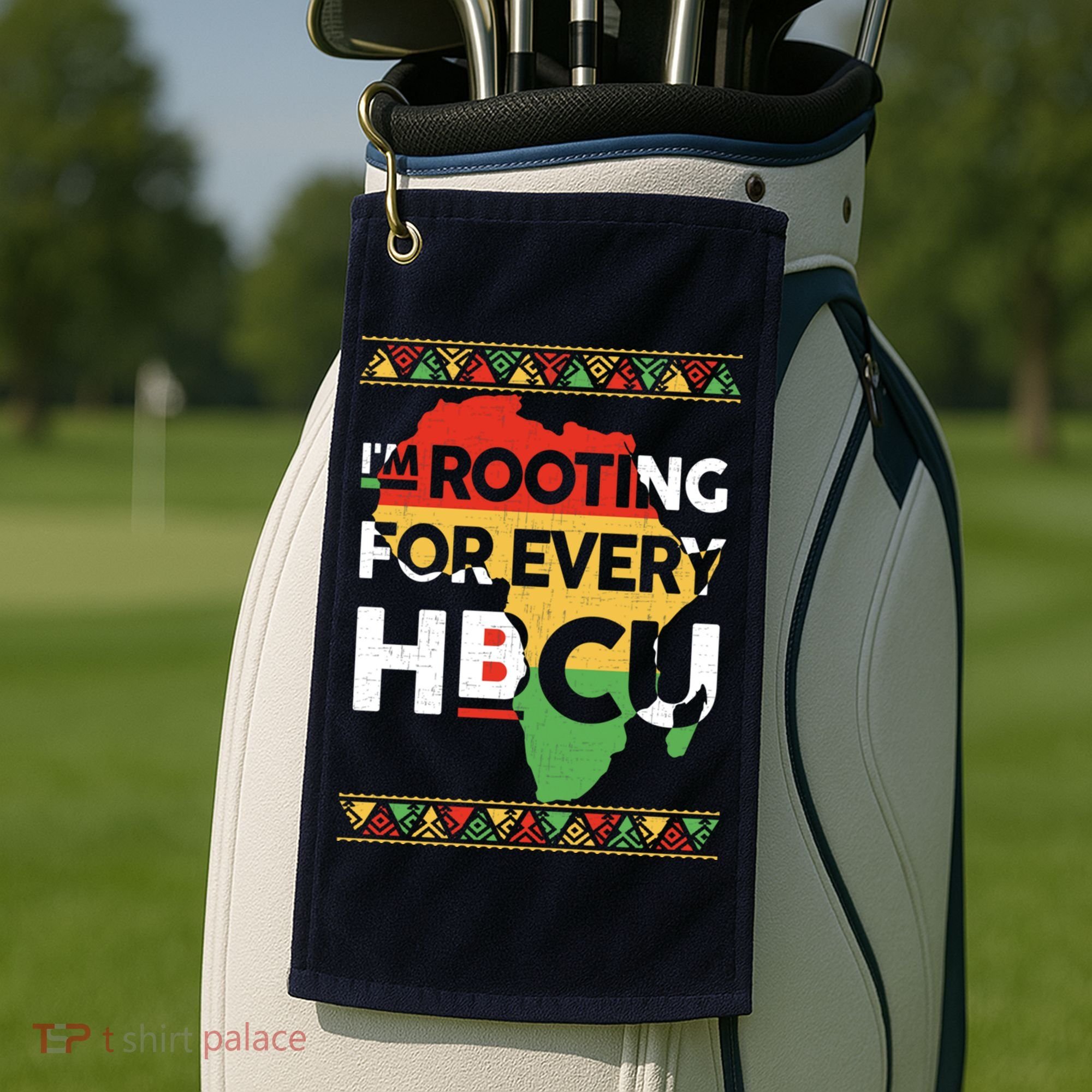 I'm Rooting For Every HBCU Graduation Costume Girl Golf Towel