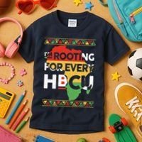 I'm Rooting For Every HBCU Graduation Costume Girl Kids T-Shirt thumb 3
