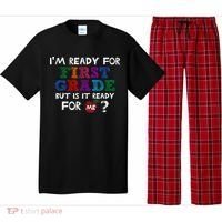 Im Ready For First Grade But Is It Ready For Me Pajama Set thumb 0
