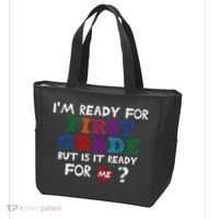 Im Ready For First Grade But Is It Ready For Me Tote Bag thumb 3