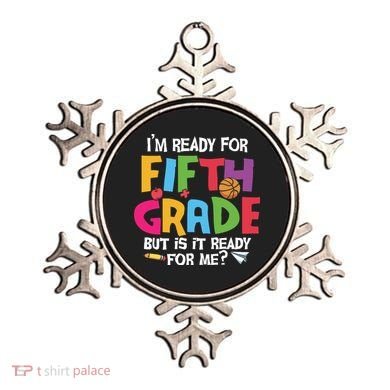I'm Ready For 5th Grade Back To School First Day Of School Ornament