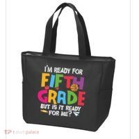 I'm Ready For 5th Grade Back To School First Day Of School Tote Bag thumb 3