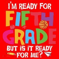 I'm Ready For 5th Grade Back To School First Day Of School Santa Hat thumb 1