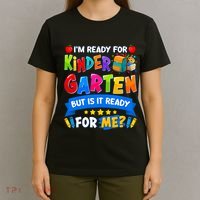 Im Ready For Kindergarten But Is It Ready For Me Kindergarten Back To School T-Shirt thumb 4